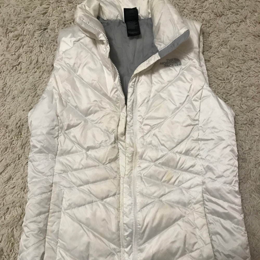 White North Face Vest - White